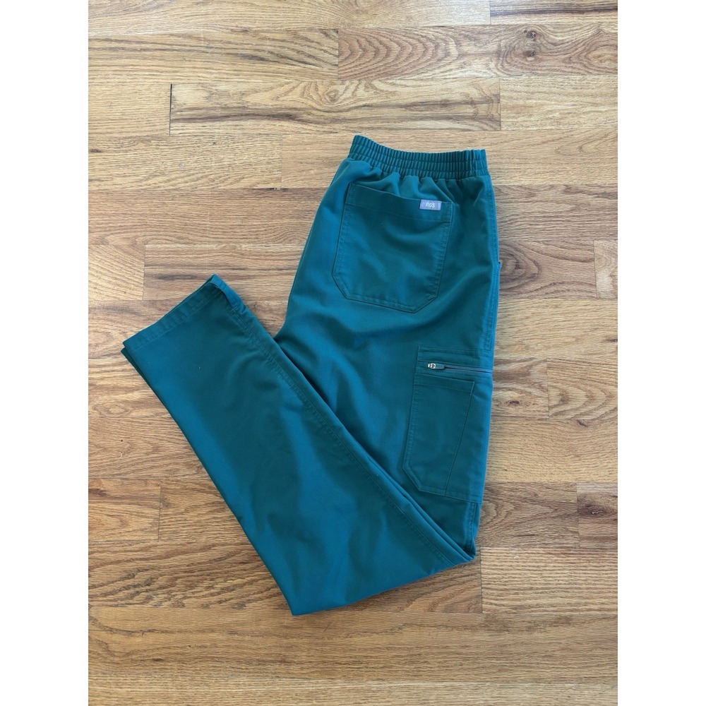 FIGS Men's Livingston Basic Scrub‎ Pant Sz Medium Tall (MT) Hunter Green PO 1661